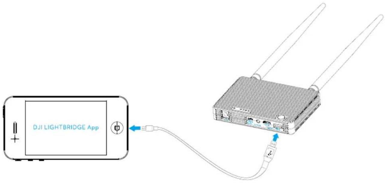 DJI LIGHTBRIDGE App