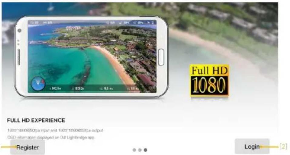 Full HD 1080 FULL HD EXPERIENCE 1920'1080@5.0fps input and 1920'1080@2.5fps output OSD information displayed on DUI Lightbridge app. Register Login [2]