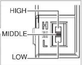 HIGH MIDDLE LOW