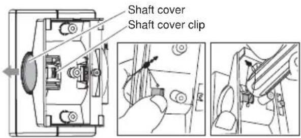 Shaft cover Shaft cover clip