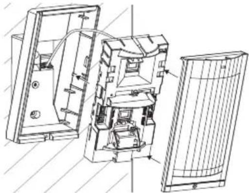 OPTEX HX-40AM - 2-3 MOUNTING WITHOUT BRACKET - 4