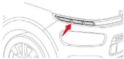 CITROEN C4 Cactus (2017) - Daytime running lamps/ Sidelamps (LEDs) - 1
