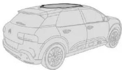 CITROEN C4 Cactus (2017) - Panoramic glazed sunroof - 1