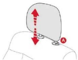 CITROEN C4 Cactus (2017) - Head restraint height - 1