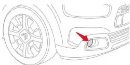CITROEN C4 Cactus (2017) - Headlamp beam height adjustment - 4