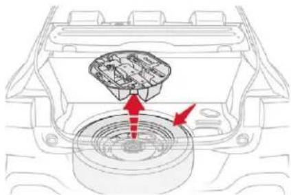 CITROEN C4 Cactus (2017) - Access to the spare wheel - 1