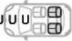 CITROEN C4 Cactus (2017) - Locations for child seats secured using a seat belt - 2