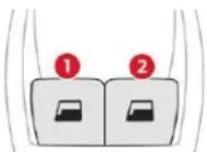 CITROEN C4 Cactus (2017) - Front electric window controls - 1