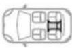 CITROEN C4 Aircross (2018) - Summary table of locations for ISOFIX child seats - 3