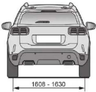 CITROEN C4 Aircross (2018) - Dimensions (mm) - 2