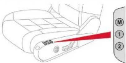 CITROEN C5 Aircross (2018) - Storing driving positions - 1