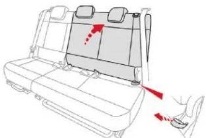 CITROEN C3 Aircross (2017) - Adjusting the seat backrest angle (depending on version) - 1