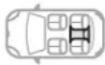 CITROEN C3 Aircross (2017) - Summary table of locations for ISOFIX child seats - 4