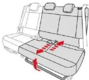 CITROEN C3 Aircross (2017) - Longitudinal seat adjustment (depending on version) - 1