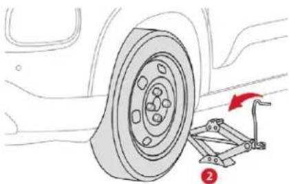 CITROEN C3 Aircross (2017) - After changing a wheel - 2