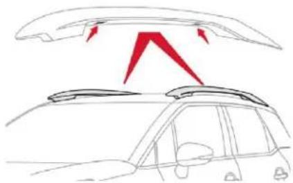 CITROEN C3 Aircross (2017) - Version without longitudinal bars - 3