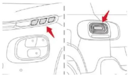 CITROEN C3 Aircross (2017) - Daytime running lamps/ Sidelamps - 1