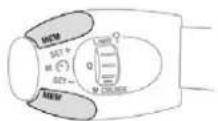 CITROEN C3 Aircross (2017) - "MEM" button - 2