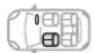 CITROEN C3 Aircross (2017) - Summary table of locations for ISOFIX child seats - 1