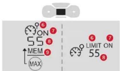 6 ON 55 MEM MAX 6 7 LIMIT ON 55 8