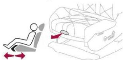 CITROEN DS7 Crossback (2017) - Seat cushion length - 1