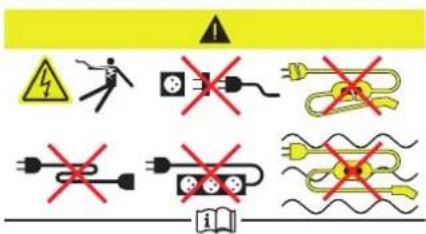 Safety warning symbols including hazard, electrical hazard, and electrical protection icons with Chinese labels