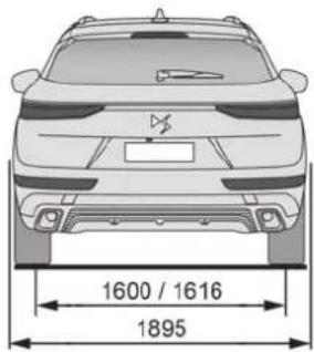 CITROEN DS7 Crossback (2017) - Dimensions (mm) - 2
