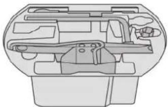 CITROEN DS7 Crossback (2017) - Versions with articulated boot mat (Rechargeable hybrid): - 2
