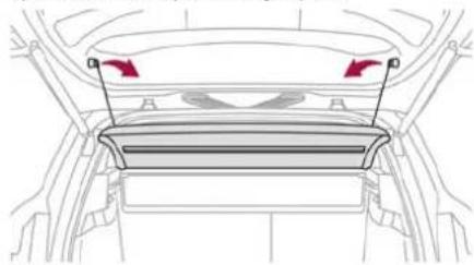 CITROEN DS7 Crossback (2017) - Load space cover shelf - 1