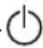 To activate/deactivate the box, press the button as illustrated in the figure. When the box has been activated, the symbol lights up.