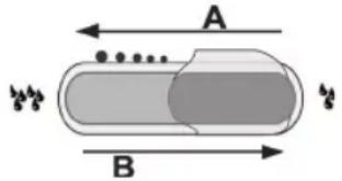 A B