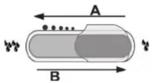 A B