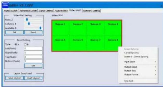 SEADA G88-HDMI - Set up the video wall - 1