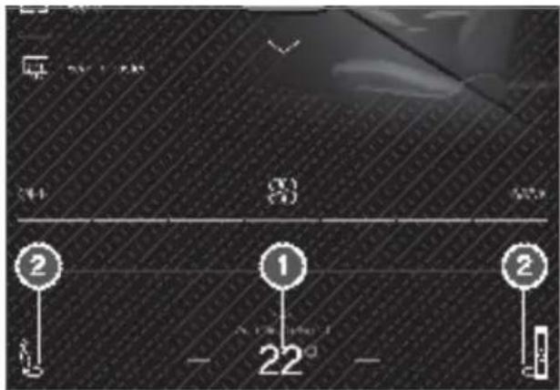 Polestar 2 - Climate row in centre display - 1