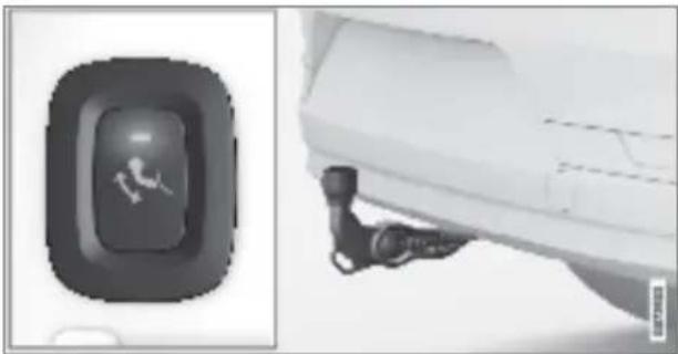 Polestar 2 - Retractable and extendable tow bar - 3