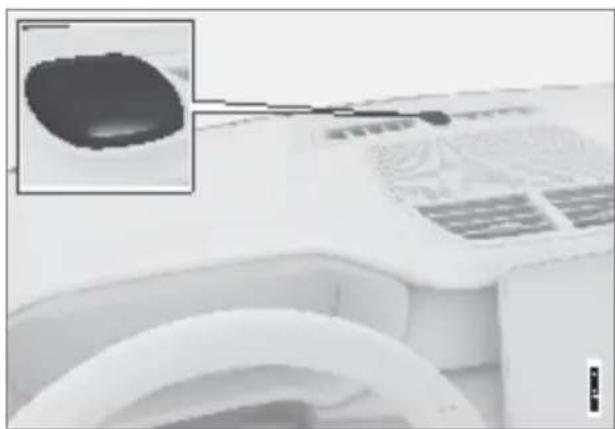 Polestar 2 - Lock and alarm indicator on the instrument panel - 1