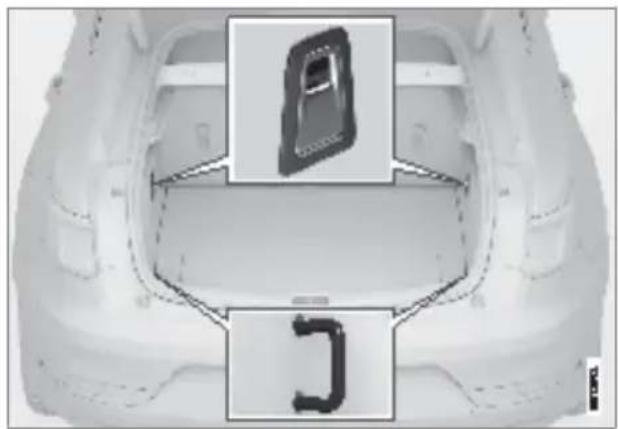Polestar 2 - Through-load hatch in the rear seat - 1