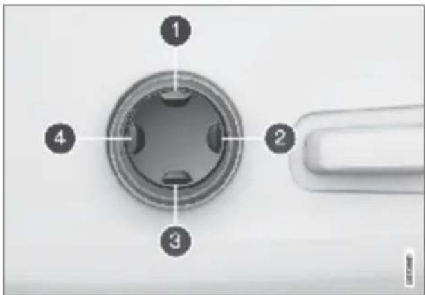 Polestar 2 - Adjusting the lumbar support - 1