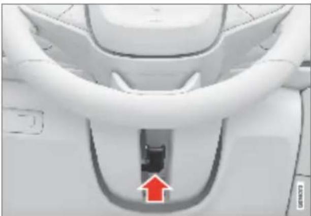 Polestar 2 - Adjusting the steering wheel - 2