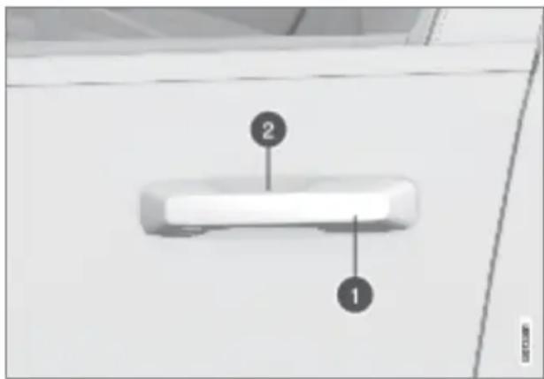 Polestar 2 - Keyless locking and unlocking of doors - 1