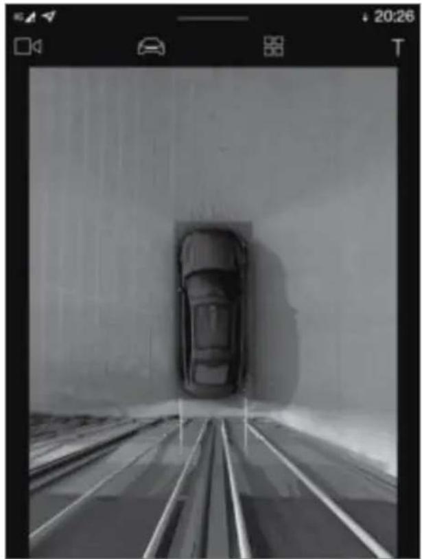 Polestar 2 - Sensor fields for parking assistance system - 1