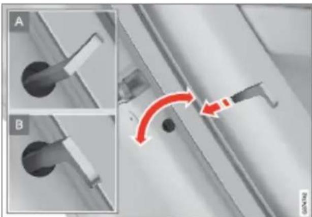 Polestar 2 - Activating and deactivating the child lock - 1