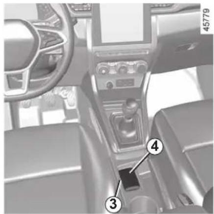 Interior view of a car dashboard with labeled parts including steering wheel, gear shift, and seatbelt