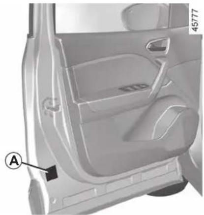 RENAULT Captur (2020) - TYRE PRESSURE (1/2) - 1