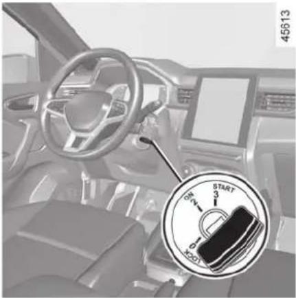 RENAULT Captur (2020) - IGNITION SWITCH: vehicle with key - 1