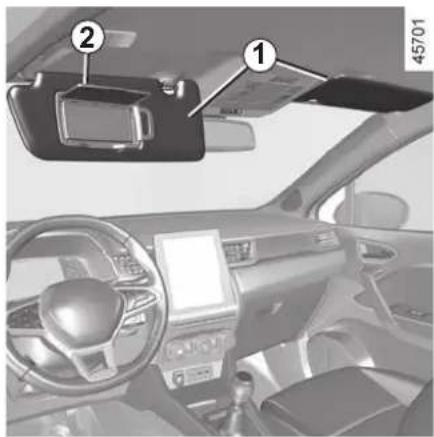 RENAULT Captur (2020) - SUN VISOR - 1