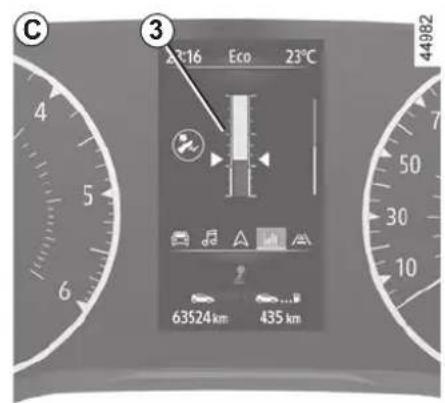 C 3 23°C 16 Eco 23°C 44982 50 63524 km 435 km