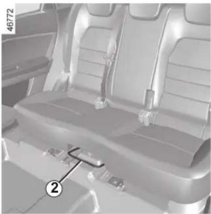 RENAULT Captur (2020) - REAR BENCH SEAT: functions (2/2) - 1