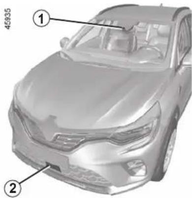 RENAULT Captur (2020) - SAFE DISTANCE ALERT (1/4) - 1
