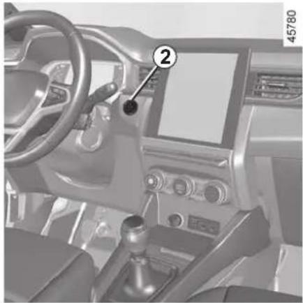 RENAULT Captur (2020) - STARTING, STOPPING THE ENGINE: vehicle with card (1/5) - 2